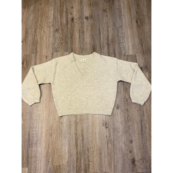 Open Edit Women’s V Neck Sweater Size XXS - Picture 1 of 9